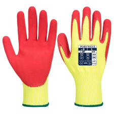 Portwest A626 - Vis-Tex HR Cut kesztyű-Nitril Sárga/Piros védőkesztyű