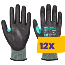 Portwest A660 VHR18 Vágásbiztos PU Cut kesztyű fekete (Karton - 12 pár) védőkesztyű
