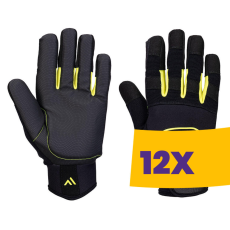 Portwest A791 Antivibrációs kesztyű fekete (Karton - 12 pár)