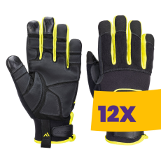 Portwest A792 Tűszúrás elleni védőkesztyű fekete (Karton - 12 pár)