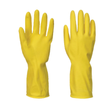Portwest A800YERXL Portwest Háztartási latex védőkesztyű (12 pár)
