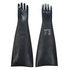 Portwest A803 Erős Latex Védőkesztyű (fekete)