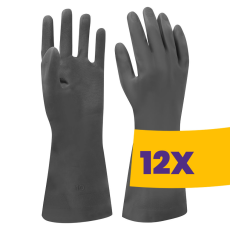 Portwest A820 Neoprén vegyszerálló kesztyű fekete (Karton - 12 pár)