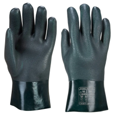 Portwest A827 duplán mártott PVC védőkesztyű (10/xL) munkavédelmi kesztyű védőkesztyű