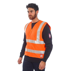 Portwest Antisztatikus HiVis égésgátló védőmellény, FR71, PORTWEST S narancs