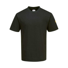 Portwest AS20 Antisztatikus, ESD póló fekete munkaruha