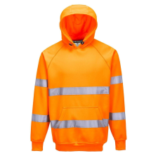 Portwest -B304 Hi-Vis kapucnis dzseki narancssárga 4XL láthatósági ruházat
