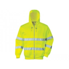 Portwest B305 - Hi-Vis zipzáros pulóver - sárga
