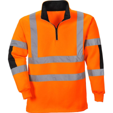 Portwest B308 Xenon Rugby Jól láthatósági pulóver narancs láthatósági ruházat