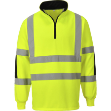 Portwest B308 Xenon Rugby Jól láthatósági pulóver sárga láthatósági ruházat
