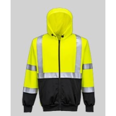 Portwest B315 - Hi-Vis kéttónusú kapucnis pulóver