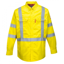 Portwest Bizflame 88/12 FR Hi-Vis lángálló sárga ing láthatósági ruházat