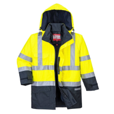 Portwest Bizflame HiVis Multi-Protection vízálló kabát-S779 XL sárga láthatósági ruházat