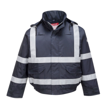 Portwest Bizflame Rain FR Multi Protection bomber kabát tengerészkék XXL munkaruha