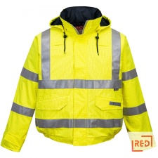 Portwest Bizflame Rain Hi-Vis Antistatic FR bomber kabát láthatósági ruházat