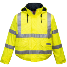 Portwest Bizflame Rain Hi-Vis Antistatic FR bomber kabát sárga XS