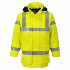 Portwest Bizflame Rain Hi-Vis antisztatikus FR esődzseki (sárga, M) munkaruha