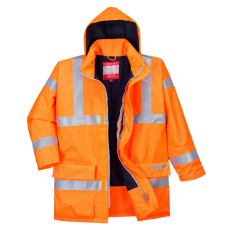 Portwest Bizflame Rain Hi-Vis antisztatikus FR kabát narancs S