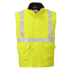 Portwest Bizflame Rain Hi-Vis antisztatikus FR lángálló mellény sárga S
