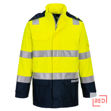 Portwest Bizflame Rain+ Hi-Vis Light Arc lángálló kabát munkaruha