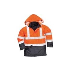 Portwest Bizflame Rain Hi-Vis Multi-Protection kabát S779 Narancs/Navy XL méret