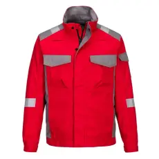 Portwest Bizflame Ultra kéttónusú kabát piros XXXL