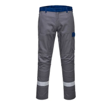 Portwest Bizflame Ultra kéttónusú nadrág (szürke/kék, 33) munkaruha