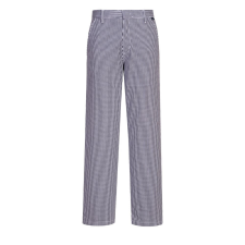 Portwest C075 Barnet séfnadrág kék-fehér kockás munkaruha