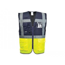 Portwest C276 - Paris Executive mellény - sárga / tengerészkék láthatósági ruházat