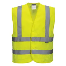 Portwest C370YERL/XL Portwest Hi-Vis MeshAir szellőző mellény