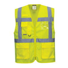 Portwest C376 Athen MeshAir Jól láthatósági vezetői mellény (sárga, S)
