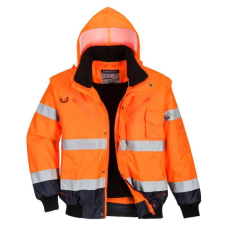 Portwest C465 Hi-Vis 3 az 1-ben kontrasztos bomber dzseki munkaruha