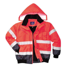 Portwest C465 Hi-Vis 3 az 1-ben kontrasztos bomber dzseki munkaruha
