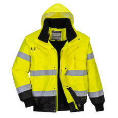 Portwest C465 Hi-Vis 3 az 1-ben kontrasztos bomber dzseki