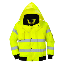 Portwest C467 Hi-Vis 3 az 1-ben bomber dzseki sárga láthatósági ruházat