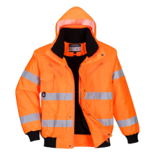 Portwest C467 HI -VIS 3 az 1-ben bomber kabát láthatósági ruházat