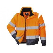 Portwest C468 - HiVis 2 az 1-ben kabát - Narancs láthatósági ruházat