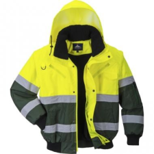Portwest C565 - X Hi-Vis Bomber kabát - Sárga láthatósági ruházat