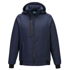 Portwest CD874 Portwest WX2 Eco Bélelt Softshell Kabát (2L) (sötét navy, XS)