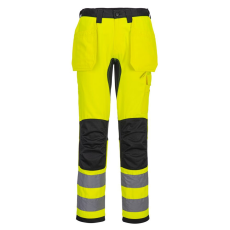 Portwest CD889 WX2 Eco Hi-Vis lengőzsebes nadrág sárga-fekete