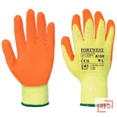 Portwest Classic Grip latex kesztyű narancs S
