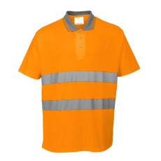 Portwest Comfort Fényvisszaverő Védő Polo Shirt-S171 Orange 4XL