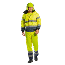 Portwest Contrast Bomber Hi-Vis védőkabát - C465 S Navy láthatósági ruházat