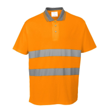 Portwest Cotton Comfort pólóing (narancs, XL) láthatósági ruházat