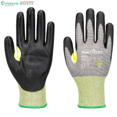 Portwest CS Cut E15 PU vágásbiztos kesztyű - Szürke/Fekete