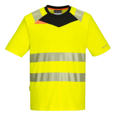 Portwest DX413YBRS Portwest DX4 Hi-Vis rövid ujjú pólóing