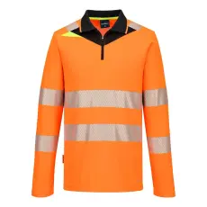 Portwest DX419 DX4 Hi-Vis cipzáras póló L/S