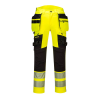 Portwest DX442 DX4 Hi-Vis nadrág lezippzározható lengőzsebbel