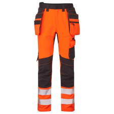 Portwest DX454 DX4 Hi-Vis nadrág lezippzározható lengőzsebbel munkaruha