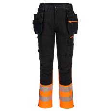 Portwest DX457 DX4 Hi-Vis class 1 craft nadrág (narancs/fekete, 36)